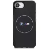 BMW IML Metal White Circle MagSafe Case voor iPhone 16e / 17e zwart