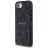 Guess 4G Circle Classic Logo MagSafe-hoesje voor iPhone 16e - zwart