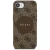 Guess 4G Circle Classic Logo MagSafe-hoesje voor iPhone 16e (bruin)
