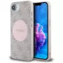 Guess 4G Circle Classic Logo MagSafe-hoesje voor iPhone 16e - roze