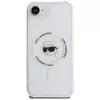 Karl Lagerfeld IML Metal Karl Head MagSafe Case voor iPhone 16e/17e wit