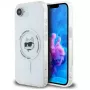 KARL LAGERFELD IML Metal Choupette Head MagSafe Case voor iPhone 16e / 17e wit