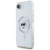 KARL LAGERFELD IML Metal Choupette Head MagSafe Case voor iPhone 16e / 17e wit