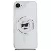 KARL LAGERFELD IML Metal Choupette Head MagSafe Case voor iPhone 16e / 17e wit