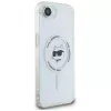 KARL LAGERFELD IML Metal Choupette Head MagSafe Case voor iPhone 16e / 17e wit