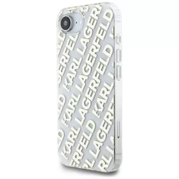 Karl Lagerfeld IML Repeat Logo Case voor iPhone 16e / 17e goud