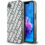 KARL LAGERFELD IML Repeat Logo Case voor Apple iPhone 16e / 17e - zilver