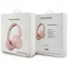 Guess Metal Logo Script draadloze Bluetooth 5.3 on-ear hoofdtelefoon (roze)