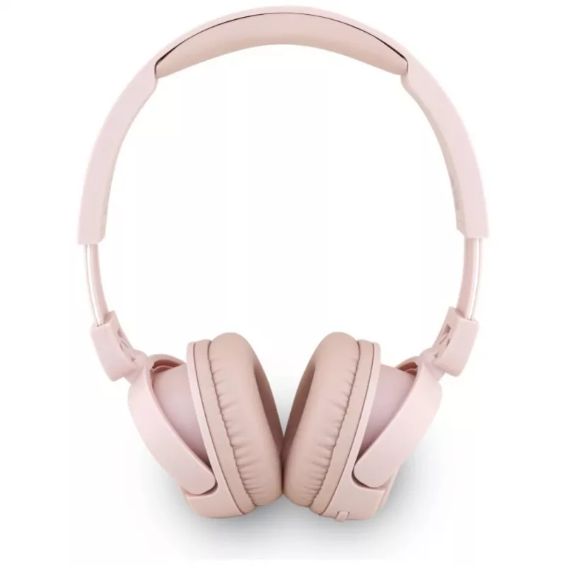 Guess Metal Logo Script draadloze Bluetooth 5.3 on-ear hoofdtelefoon (roze)