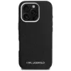 KARL LAGERFELD FW Stamped Karl MagSafe Case voor iPhone 16 Pro, zwart