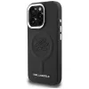 Karl Lagerfeld Initial & Metal Logo MagSafe Case voor iPhone 16 Pro, zwart