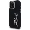 KARL LAGERFELD FW Jeans Signature Logo Case voor iPhone 16 Pro Max, zwart