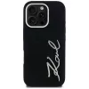 KARL LAGERFELD FW Jeans Signature Logo Case voor iPhone 16 Pro Max, zwart