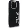 KARL LAGERFELD FW Jeans Signature Logo Case voor iPhone 16 Pro Max, zwart