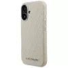 Karl Lagerfeld FW Stamped Karl MagSafe Case voor iPhone 16 beige
