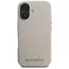 Karl Lagerfeld FW Stamped Karl MagSafe Case voor iPhone 16 beige