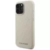 KARL LAGERFELD FW Stamped Karl MagSafe Case voor iPhone 16 Pro Max, beige