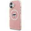 Karl Lagerfeld IML Choupette Head Logo MagSafe Case voor Apple iPhone 16, roze