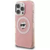 Karl Lagerfeld IML Choupette Head Logo MagSafe Case voor Apple iPhone 16 Pro Max, roze