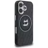 Karl Lagerfeld IML Choupette Head Logo MagSafe Case voor iPhone 16, zwart