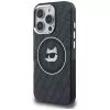KARL LAGERFELD IML Choupette Head Logo MagSafe Case voor Apple iPhone 16 Pro Max, zwart