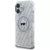 Karl Lagerfeld IML Karl Head Logo MagSafe Case voor iPhone 16, grijs