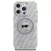 KARL LAGERFELD IML Karl Head Logo MagSafe Case voor Apple iPhone 16 Pro Max - grijs