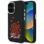 KARL LAGERFELD Silicone Heart SignLogo MagSafe Case voor Apple iPhone 16 - zwart