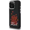 Karl Lagerfeld Silicone Heart SignLogo MagSafe Case voor iPhone 16 Pro Max zwart