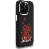 Karl Lagerfeld Silicone Heart SignLogo MagSafe Case voor iPhone 16 Pro Max zwart