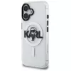 KARL LAGERFELD IML Karl Sketch Logo MagSafe Case voor iPhone 16, transparant
