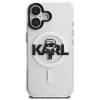 KARL LAGERFELD IML Karl Sketch Logo MagSafe Case voor iPhone 16, transparant