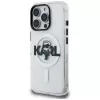 KARL LAGERFELD IML Karl Sketch Logo MagSafe Case voor Apple iPhone 16 Pro, transparant