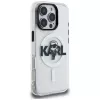 KARL LAGERFELD IML Karl Sketch Logo MagSafe Case voor Apple iPhone 16 Pro, transparant