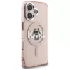 KARL LAGERFELD IML Choupette Sketch Logo MagSafe Case voor iPhone 16 roze