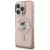 Karl Lagerfeld IML Choupette Sketch Logo MagSafe Case voor iPhone 16 Pro Max, roze