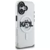 Karl Lagerfeld IML Choupette Sketch Logo MagSafe Case voor iPhone 16, transparant