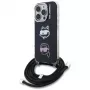 KARL LAGERFELD IML Crossbody Case voor iPhone 16 Pro, zwart