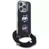KARL LAGERFELD IML Crossbody Case voor iPhone 16 Pro, zwart