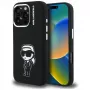 KARL LAGERFELD Silicone Karl Sketch MagSafe Case voor Apple iPhone 16 Pro Max, zwart