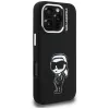 KARL LAGERFELD Silicone Karl Sketch MagSafe Case voor Apple iPhone 16 Pro Max, zwart