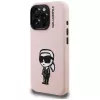 KARL LAGERFELD Silicone Karl Sketch MagSafe Case voor iPhone 16 Pro Max roze
