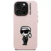 KARL LAGERFELD Silicone Karl Sketch MagSafe Case voor iPhone 16 Pro Max roze