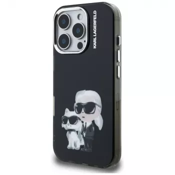 KARL LAGERFELD IML Aquarelle Protective Case voor Apple iPhone 16 Pro - zwart