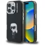 Karl Lagerfeld IML Aquarelle Karl & Logo Case voor iPhone 16 Pro Max zwart