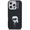 Karl Lagerfeld IML Aquarelle Karl & Logo Case voor iPhone 16 Pro Max zwart
