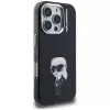 Karl Lagerfeld IML Aquarelle Karl & Logo Case voor iPhone 16 Pro Max zwart