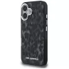 Karl Lagerfeld IML Leopard Pattern MagSafe Case voor iPhone 16, zwart