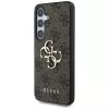 Guess Big 4G Logo Classic Logo Case voor Samsung Galaxy S25+ (bruin)