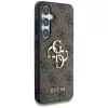 Guess Big 4G Logo Classic Logo Case voor Samsung Galaxy S25+ (bruin)